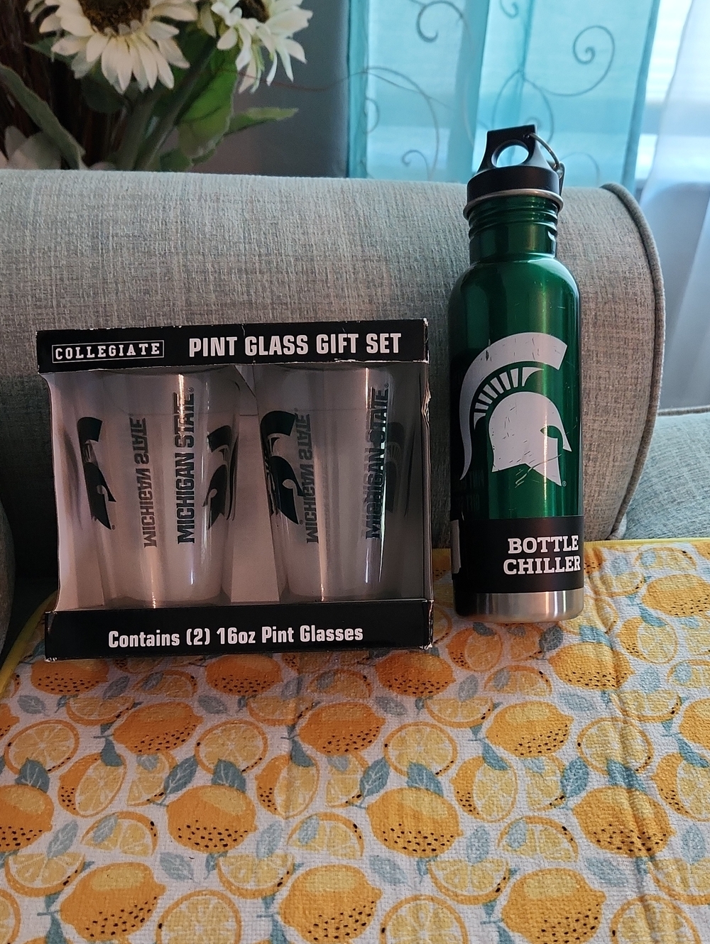 Collegiate Michigan State Green Bottle Chiller